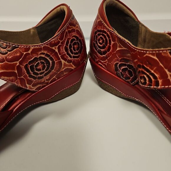 L' Artiste Spring Step Leather Like New sz 10.5/ 11 - Picture 9 of 13